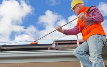 Parciau soft wash roof cleaning